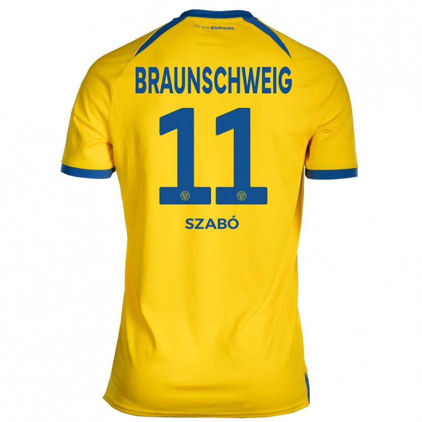 Danxen Herren Levente Szabó #11 Gelb Blau Heimtrikot Trikot 2025/26 T-Shirt Schweiz