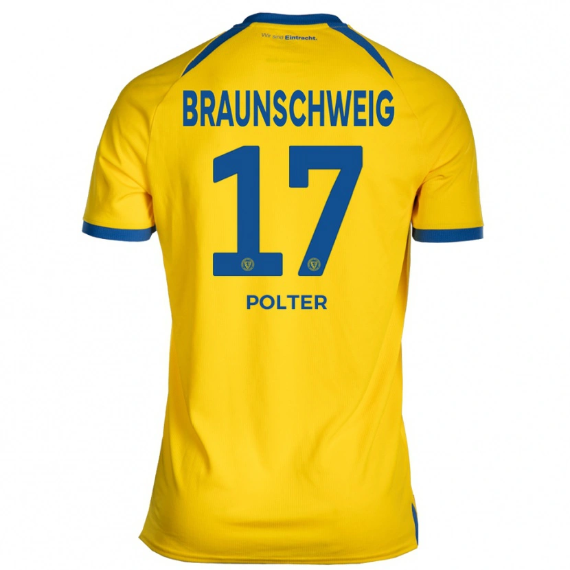 Danxen Herren Sebastian Polter #17 Gelb Blau Heimtrikot Trikot 2025/26 T-Shirt Schweiz