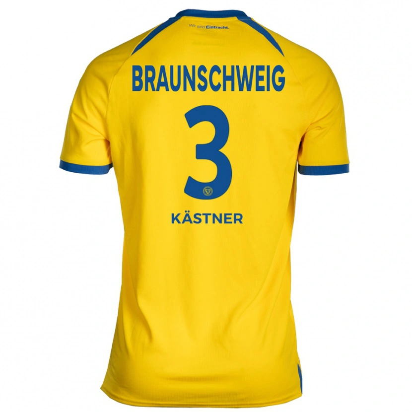 Danxen Herren Niklas Kästner #3 Gelb Blau Heimtrikot Trikot 2025/26 T-Shirt Schweiz