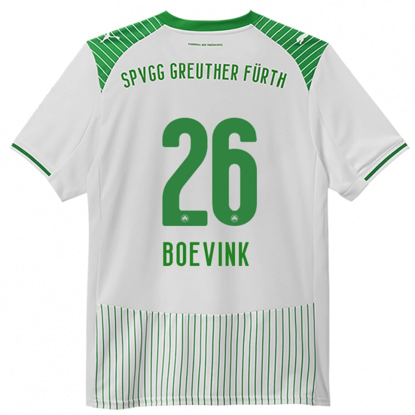 Danxen Herren Pelle Boevink #26 Weiß Grün Heimtrikot Trikot 2025/26 T-Shirt Schweiz