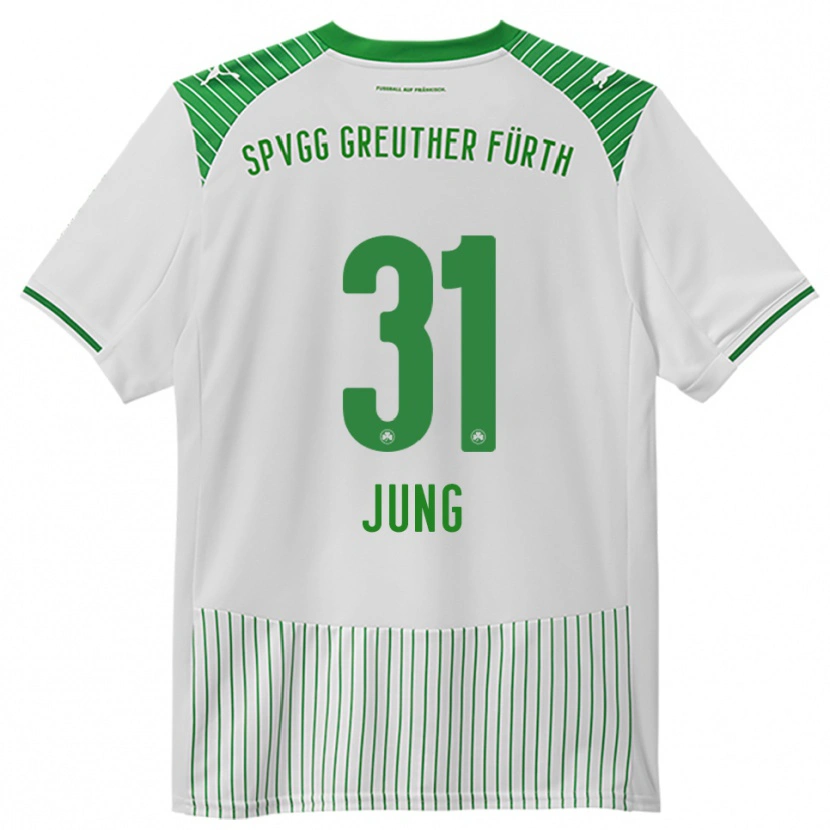 Danxen Herren Sebastian Jung #31 Weiß Grün Heimtrikot Trikot 2025/26 T-Shirt Schweiz