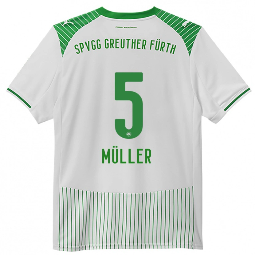 Danxen Herren Linus Müller #5 Weiß Grün Heimtrikot Trikot 2025/26 T-Shirt Schweiz