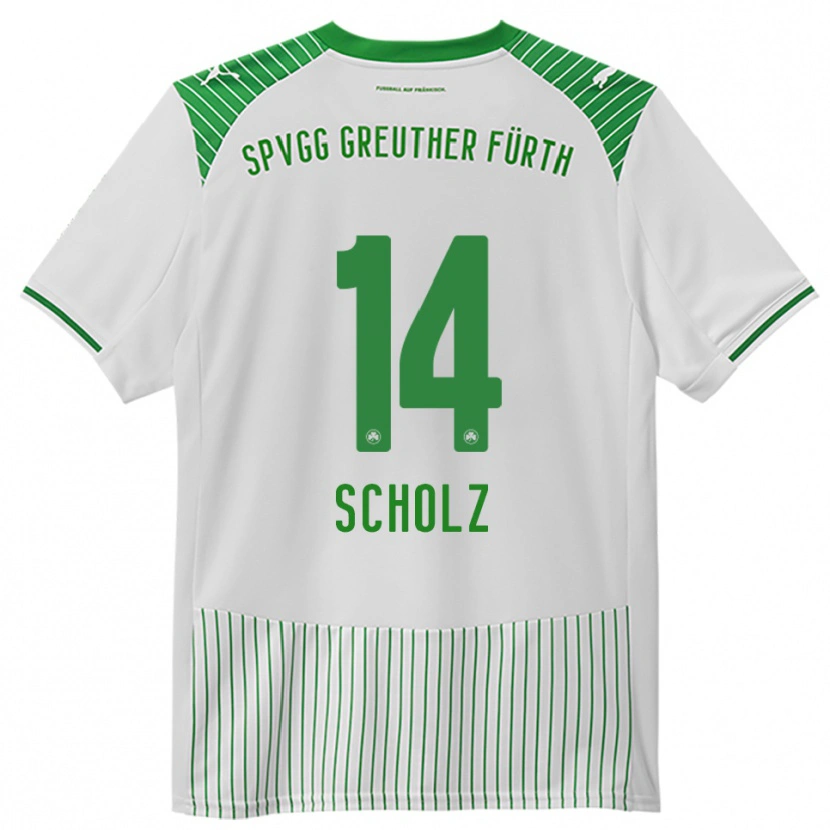 Danxen Herren Yannick Scholz #14 Weiß Grün Heimtrikot Trikot 2025/26 T-Shirt Schweiz