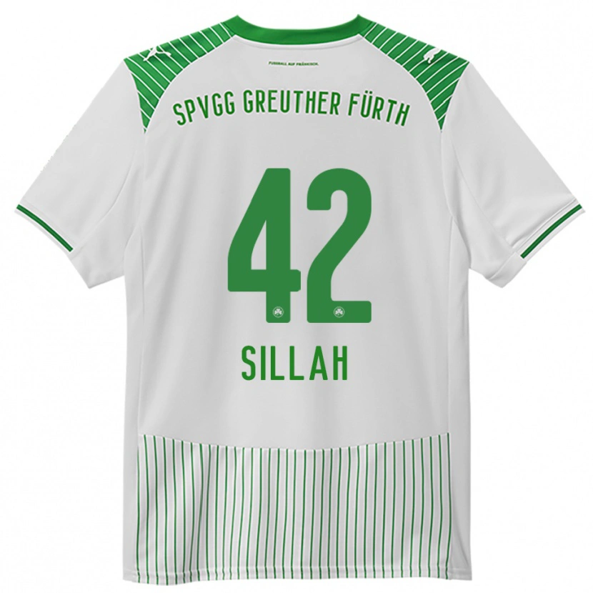 Danxen Herren Omar Sillah #42 Weiß Grün Heimtrikot Trikot 2025/26 T-Shirt Schweiz