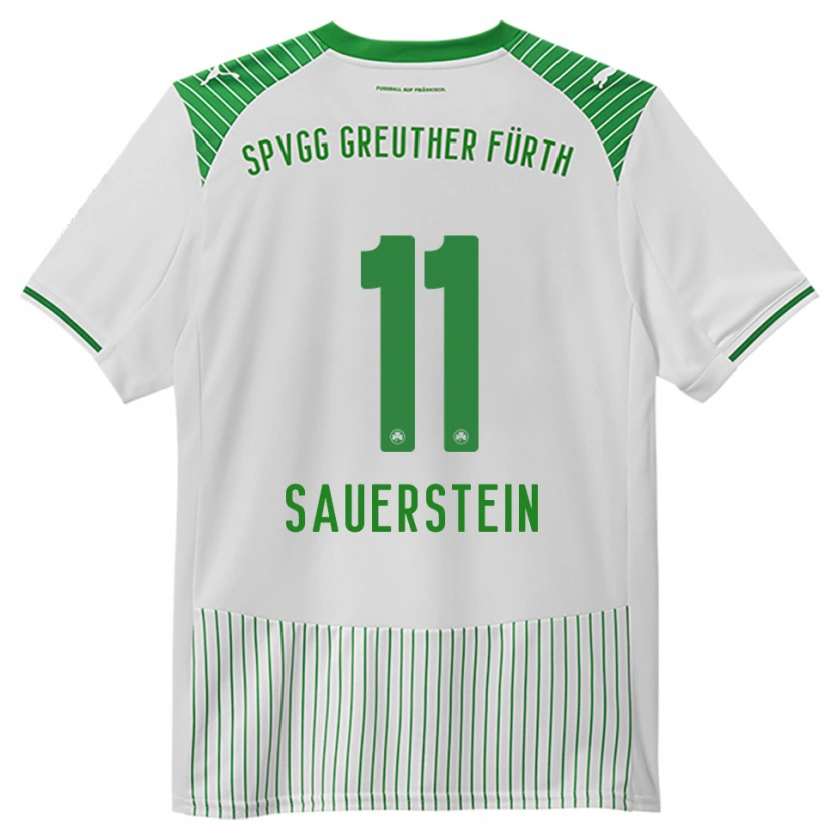 Danxen Herren Toni Sauerstein #11 Weiß Grün Heimtrikot Trikot 2025/26 T-Shirt Schweiz