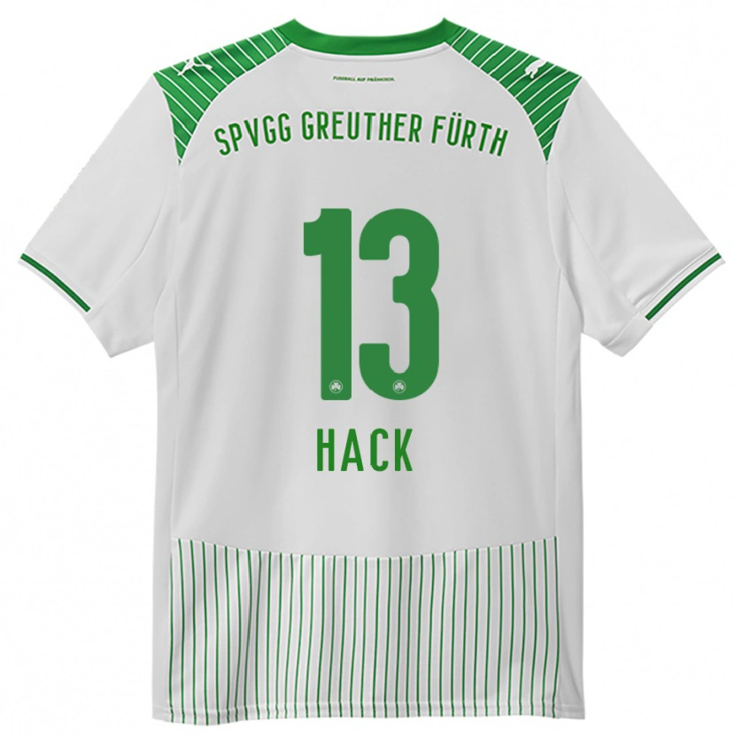 Danxen Herren Philipp Hack #13 Weiß Grün Heimtrikot Trikot 2025/26 T-Shirt Schweiz