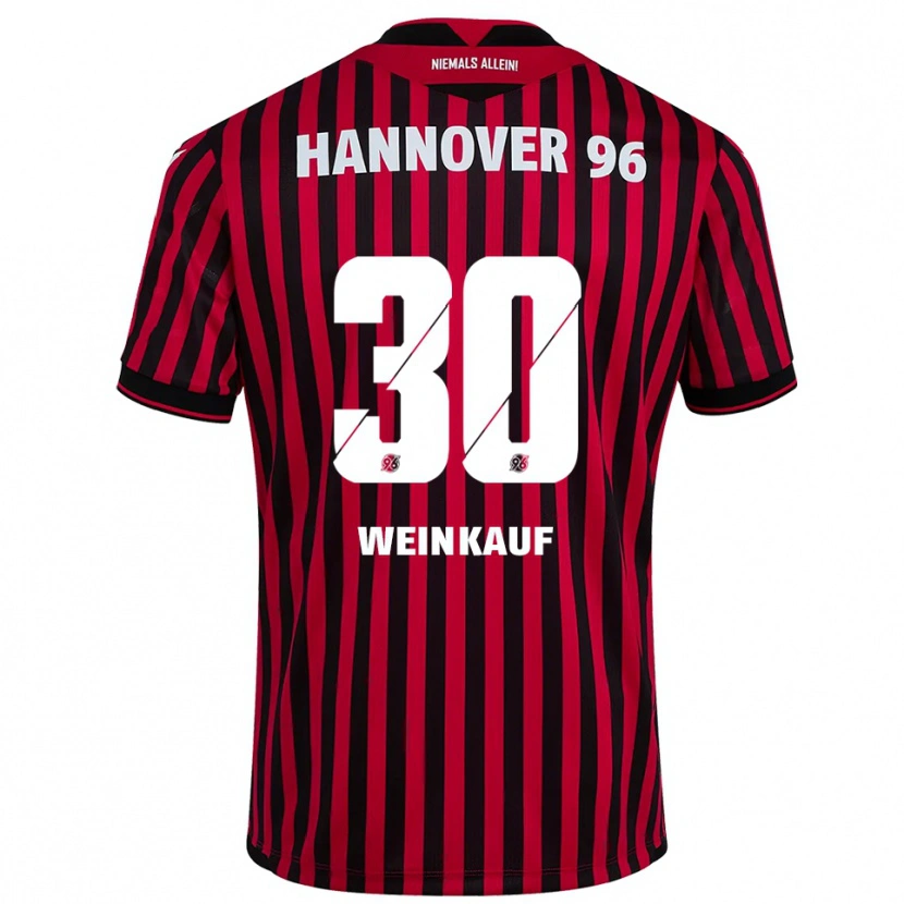 Danxen Herren Leo Weinkauf #30 Rot Schwarz Heimtrikot Trikot 2025/26 T-Shirt Schweiz