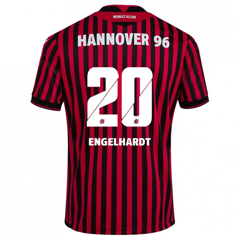 Danxen Herren Saskia Engelhardt #20 Rot Schwarz Heimtrikot Trikot 2025/26 T-Shirt Schweiz