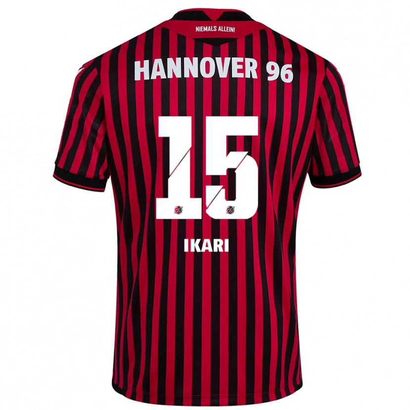 Danxen Herren Asuma Ikari #15 Rot Schwarz Heimtrikot Trikot 2025/26 T-Shirt Schweiz