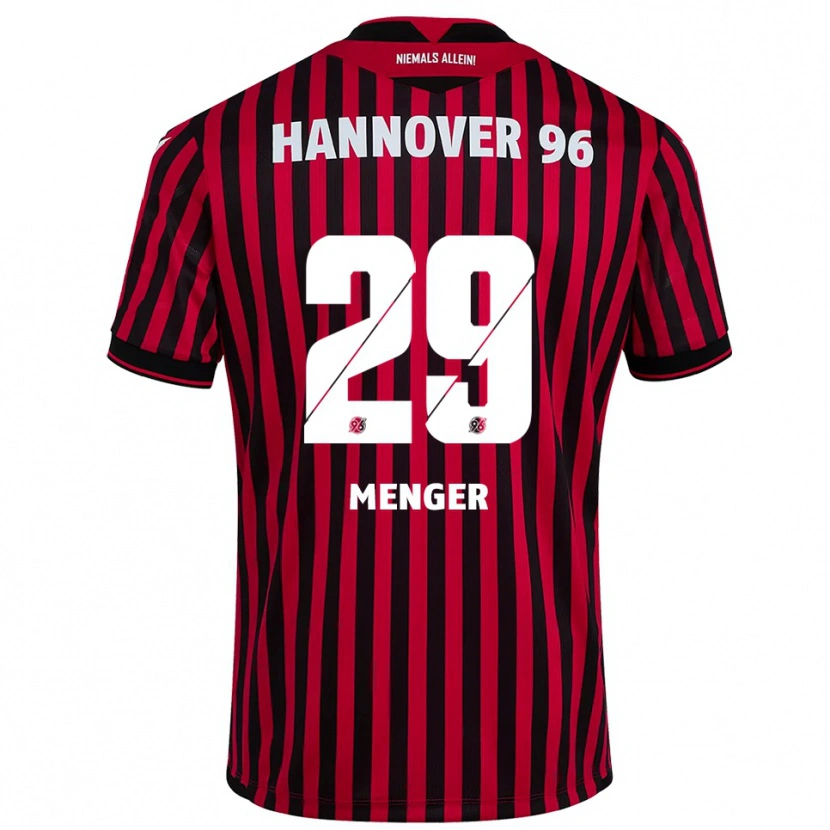 Danxen Herren Jana Menger #29 Rot Schwarz Heimtrikot Trikot 2025/26 T-Shirt Schweiz