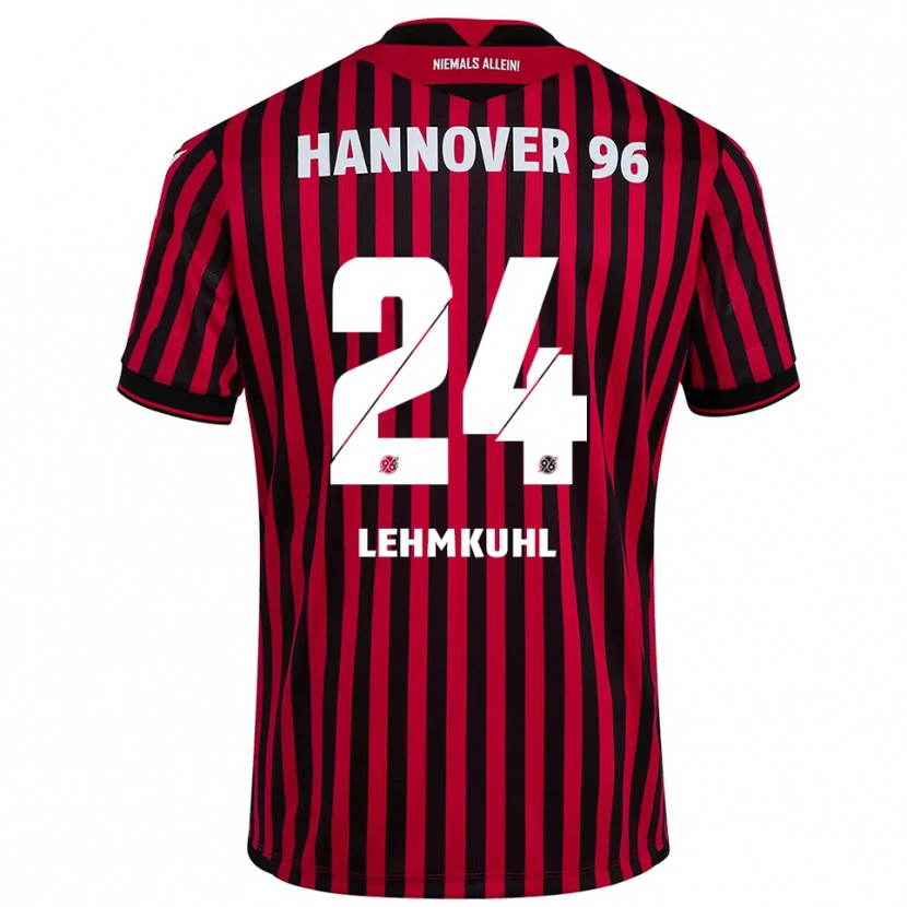 Danxen Herren Camillo Lehmkuhl #24 Rot Schwarz Heimtrikot Trikot 2025/26 T-Shirt Schweiz