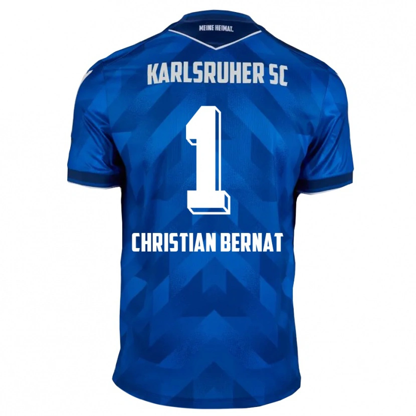 Danxen Herren Hans Christian Bernat #1 Blau Weiß Heimtrikot Trikot 2025/26 T-Shirt Schweiz
