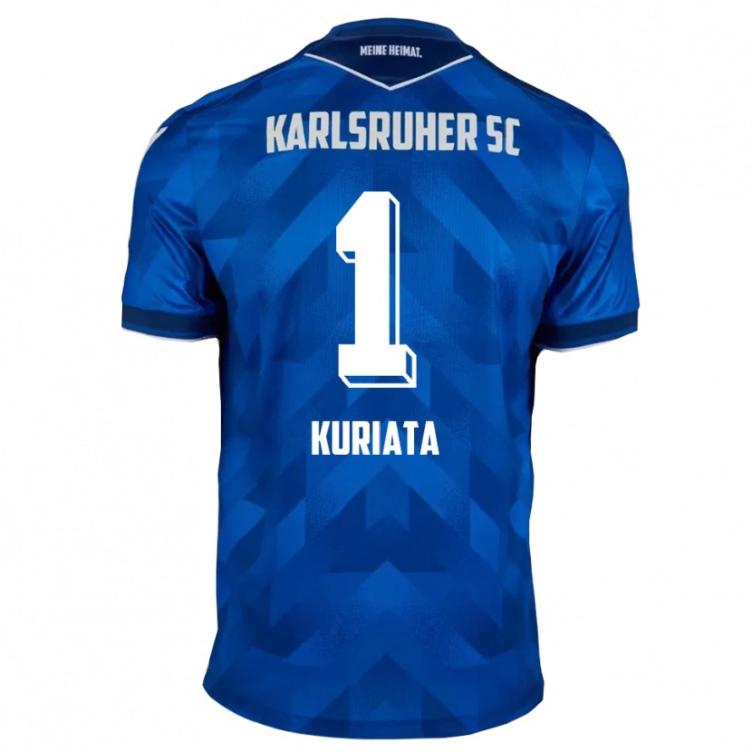 Danxen Herren Malik Kuriata #1 Blau Weiß Heimtrikot Trikot 2025/26 T-Shirt Schweiz