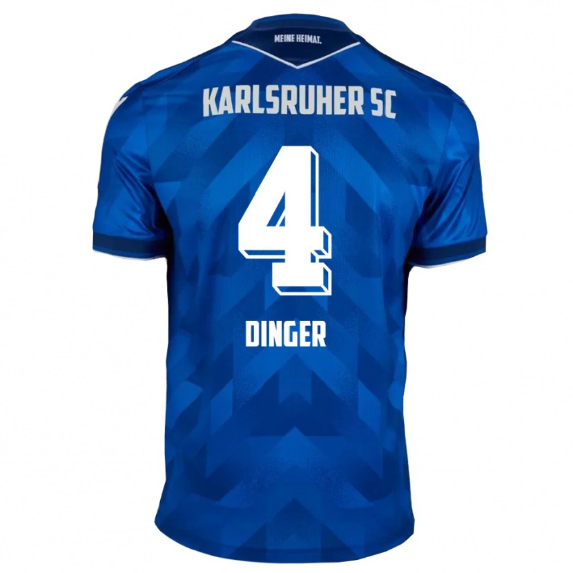 Danxen Herren Marlon Dinger #4 Blau Weiß Heimtrikot Trikot 2025/26 T-Shirt Schweiz
