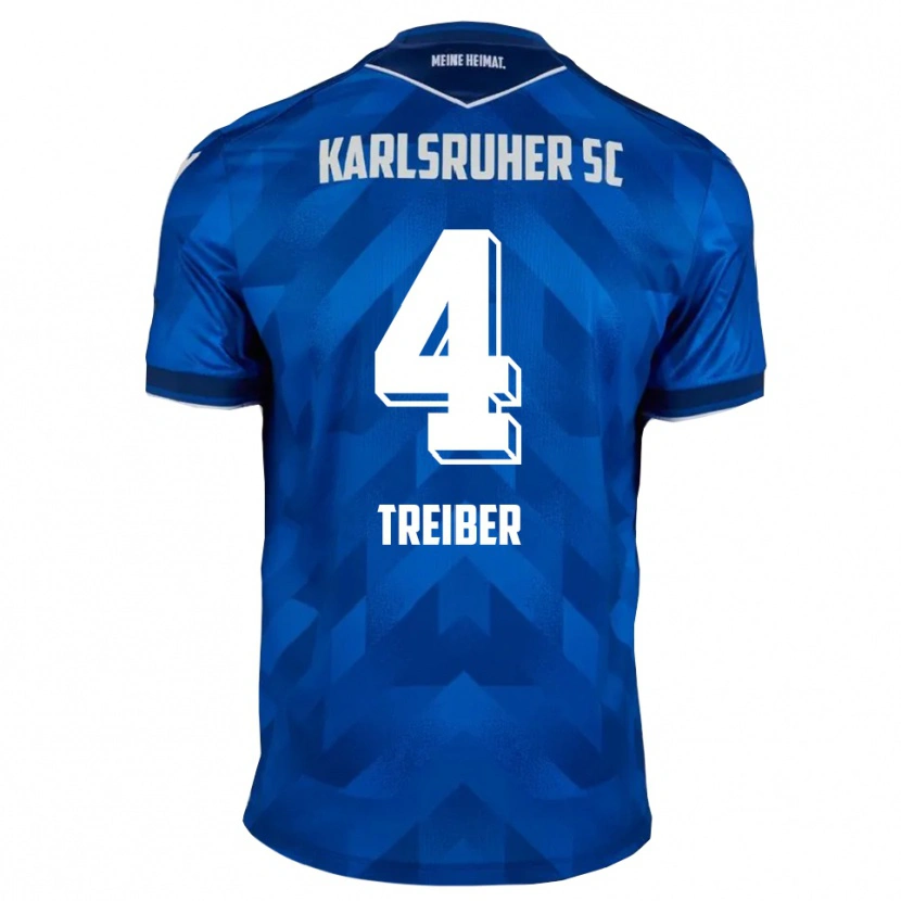Danxen Herren Jannik Treiber #4 Blau Weiß Heimtrikot Trikot 2025/26 T-Shirt Schweiz