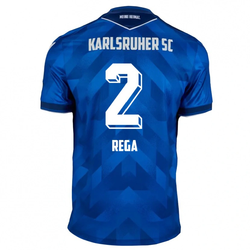 Danxen Herren Luca Rega #2 Blau Weiß Heimtrikot Trikot 2025/26 T-Shirt Schweiz