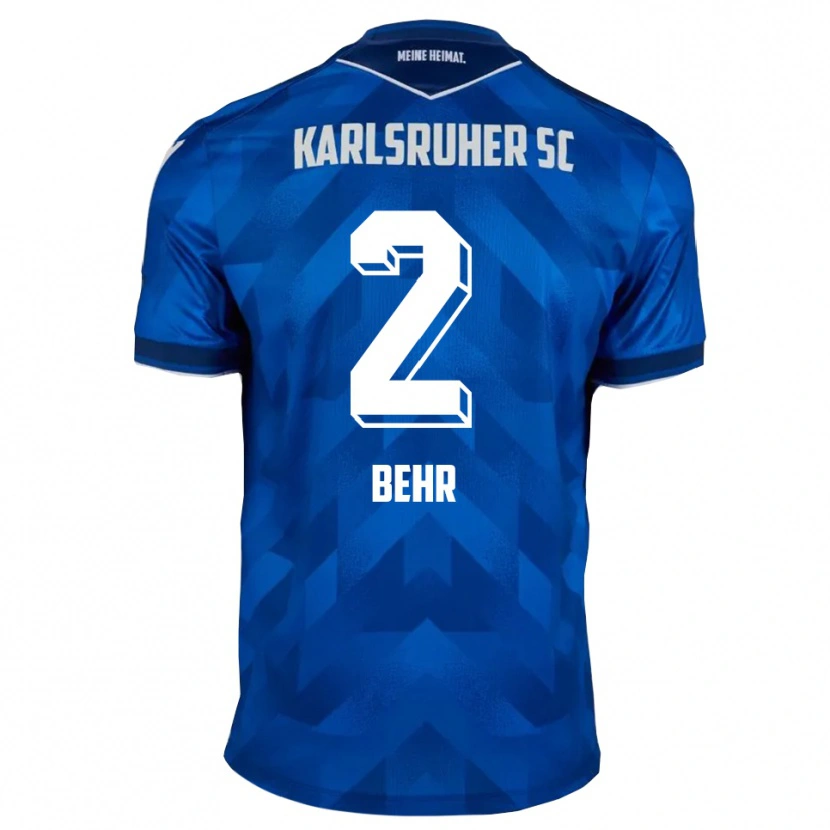 Danxen Herren Niklas Behr #2 Blau Weiß Heimtrikot Trikot 2025/26 T-Shirt Schweiz