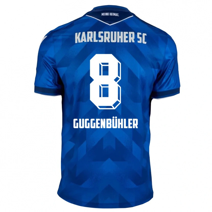 Danxen Herren Simon Guggenbühler #8 Blau Weiß Heimtrikot Trikot 2025/26 T-Shirt Schweiz