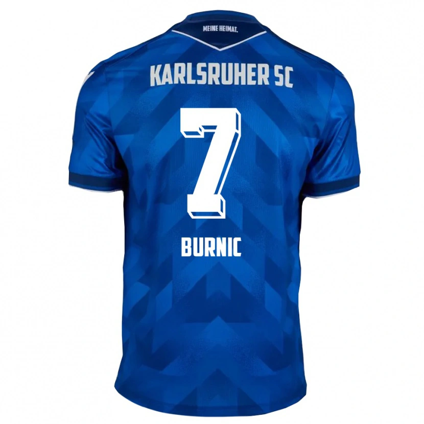 Danxen Herren Dzenis Burnic #7 Blau Weiß Heimtrikot Trikot 2025/26 T-Shirt Schweiz