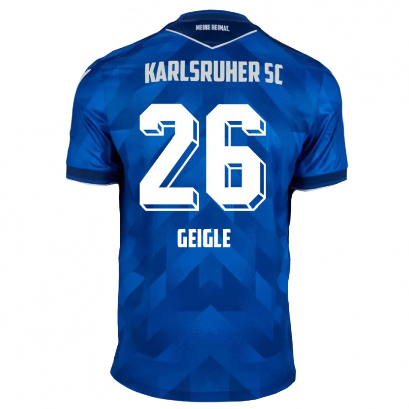 Danxen Herren Fynn Geigle #26 Blau Weiß Heimtrikot Trikot 2025/26 T-Shirt Schweiz