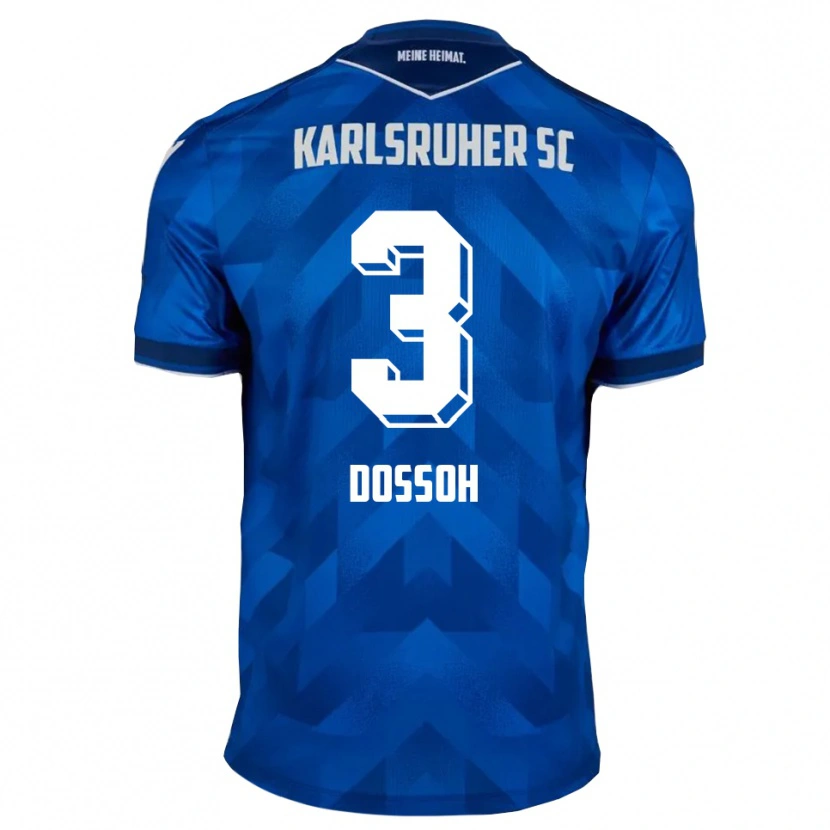 Danxen Herren Mael Dossoh #3 Blau Weiß Heimtrikot Trikot 2025/26 T-Shirt Schweiz