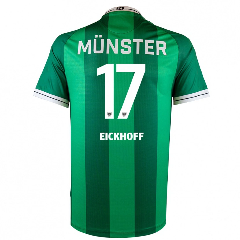 Danxen Herren Bennet Eickhoff #17 Grün Weiß Heimtrikot Trikot 2025/26 T-Shirt Schweiz