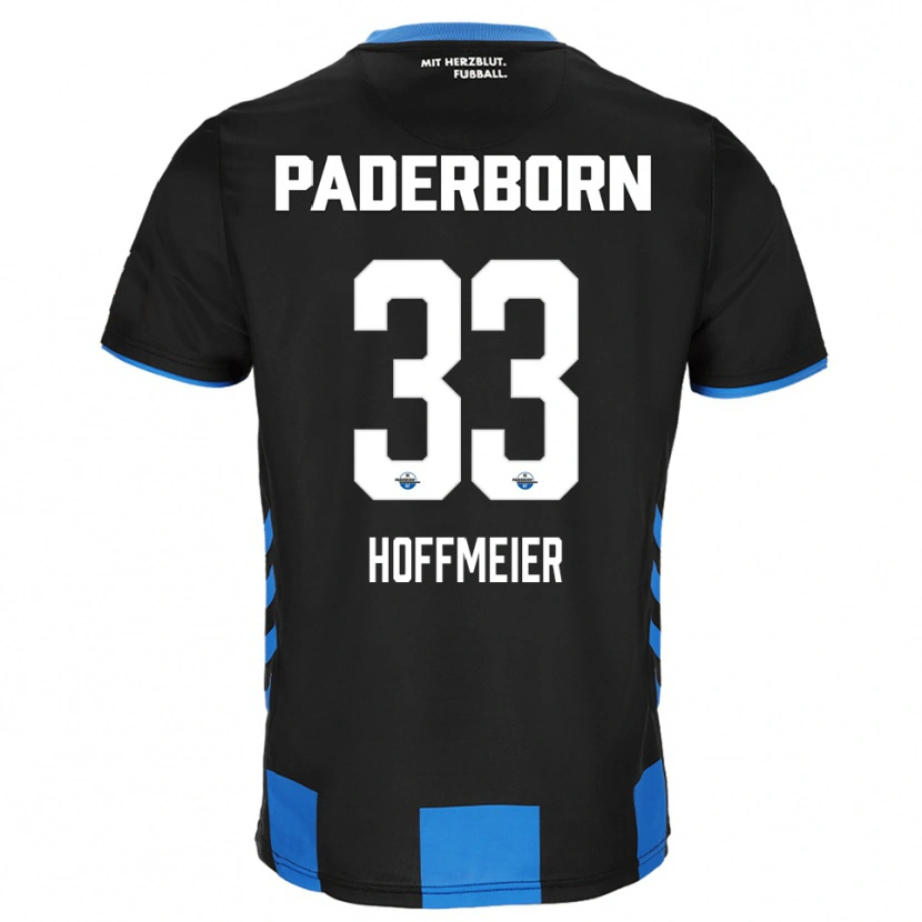 Danxen Herren Marcel Hoffmeier #33 Schwarz Blau Heimtrikot Trikot 2025/26 T-Shirt Schweiz