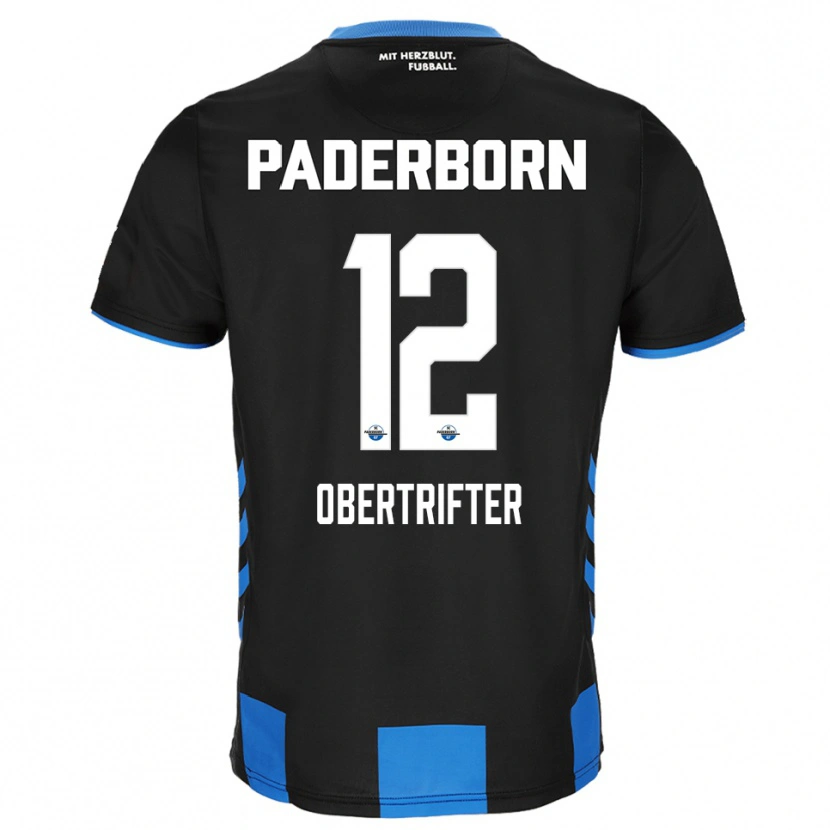 Danxen Herren Ben Obertrifter #12 Schwarz Blau Heimtrikot Trikot 2025/26 T-Shirt Schweiz