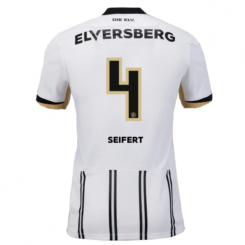 Danxen Herren Luis Seifert #4 Weiß Schwarz Heimtrikot Trikot 2025/26 T-Shirt Schweiz