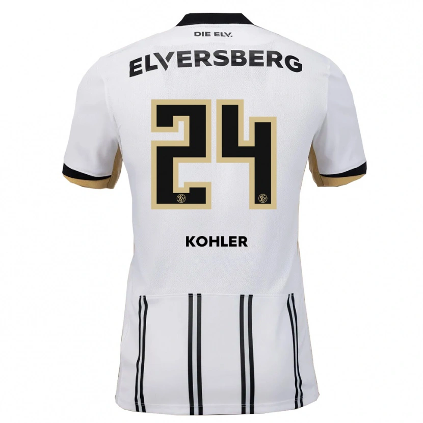 Danxen Herren Lukas Kohler #24 Weiß Schwarz Heimtrikot Trikot 2025/26 T-Shirt Schweiz