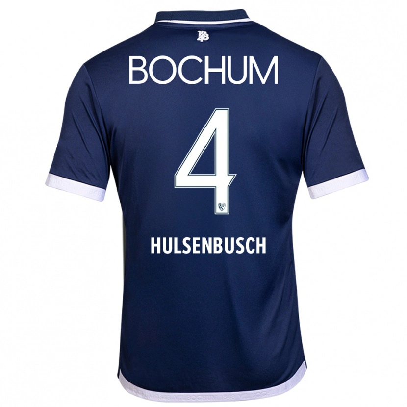 Danxen Herren Daniel Hülsenbusch #4 Marineblau Weiß Heimtrikot Trikot 2025/26 T-Shirt Schweiz