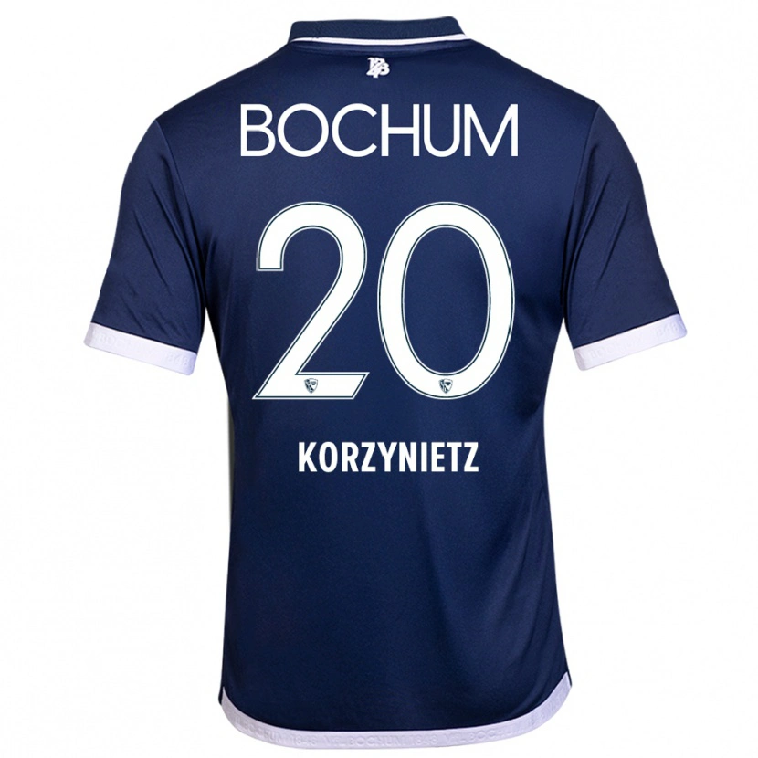 Danxen Herren Jaden Korzynietz #20 Marineblau Weiß Heimtrikot Trikot 2025/26 T-Shirt Schweiz