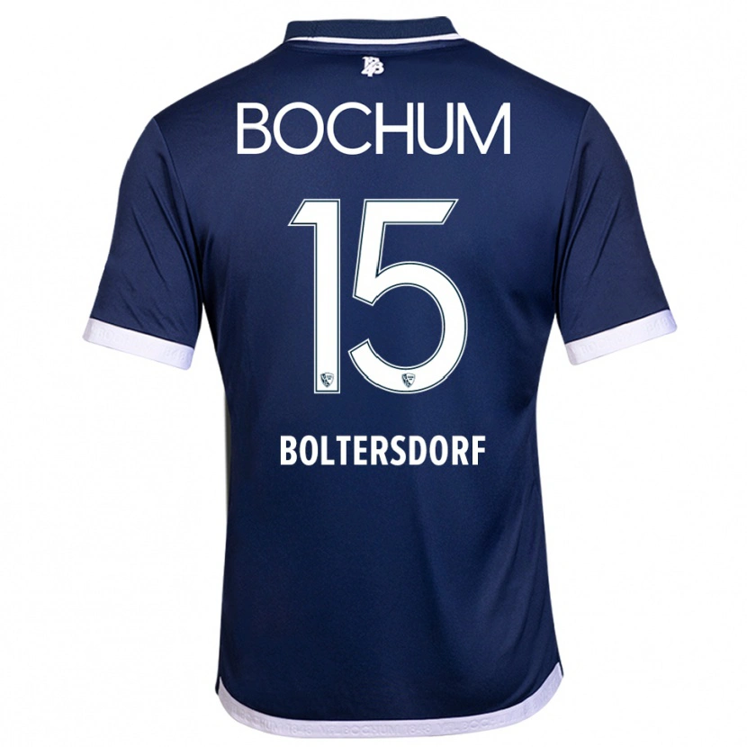 Danxen Herren Sebastian Boltersdorf #15 Marineblau Weiß Heimtrikot Trikot 2025/26 T-Shirt Schweiz
