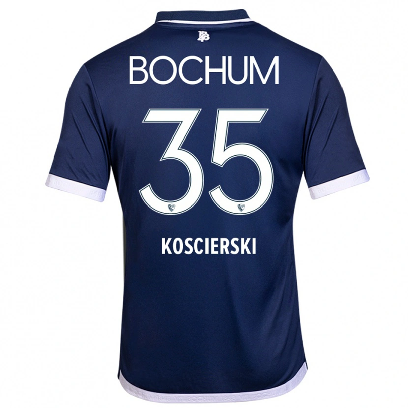Danxen Herren Kacper Koscierski #35 Marineblau Weiß Heimtrikot Trikot 2025/26 T-Shirt Schweiz