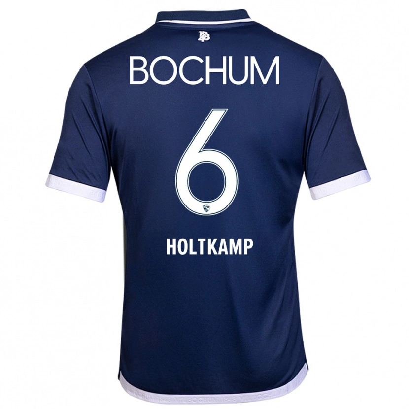 Danxen Herren Lars Holtkamp #6 Marineblau Weiß Heimtrikot Trikot 2025/26 T-Shirt Schweiz