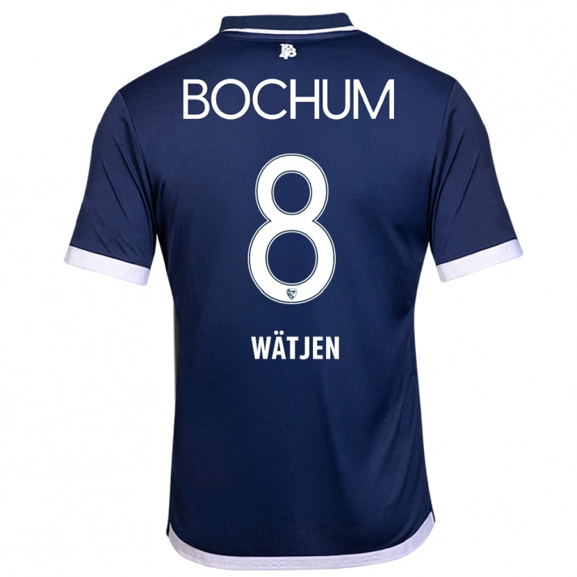 Danxen Herren Kjell Wätjen #8 Marineblau Weiß Heimtrikot Trikot 2025/26 T-Shirt Schweiz