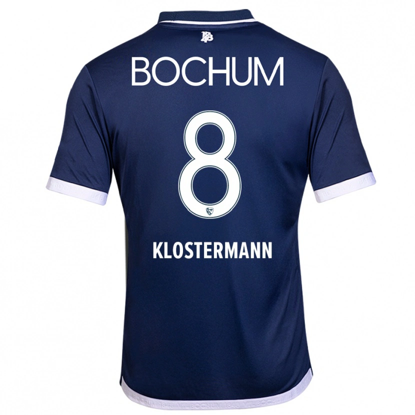 Danxen Herren Michelle Klostermann #8 Marineblau Weiß Heimtrikot Trikot 2025/26 T-Shirt Schweiz
