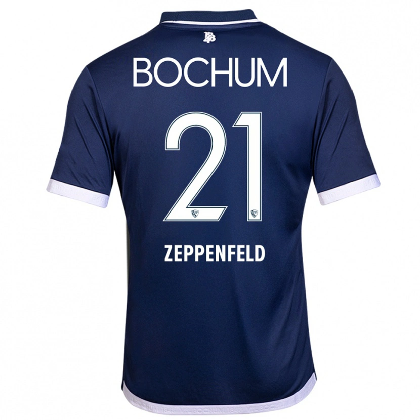 Danxen Herren Paul Zeppenfeld #21 Marineblau Weiß Heimtrikot Trikot 2025/26 T-Shirt Schweiz