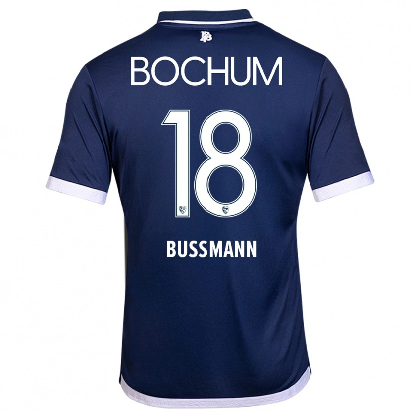 Danxen Herren Benjamin Bußmann #18 Marineblau Weiß Heimtrikot Trikot 2025/26 T-Shirt Schweiz