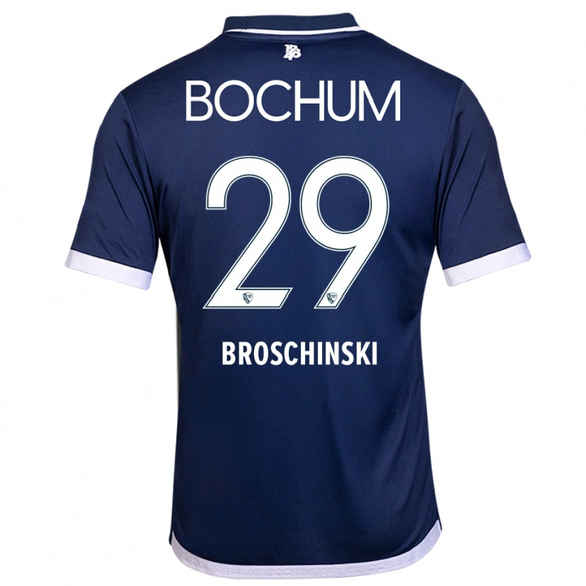 Danxen Herren Moritz Broschinski #29 Marineblau Weiß Heimtrikot Trikot 2025/26 T-Shirt Schweiz
