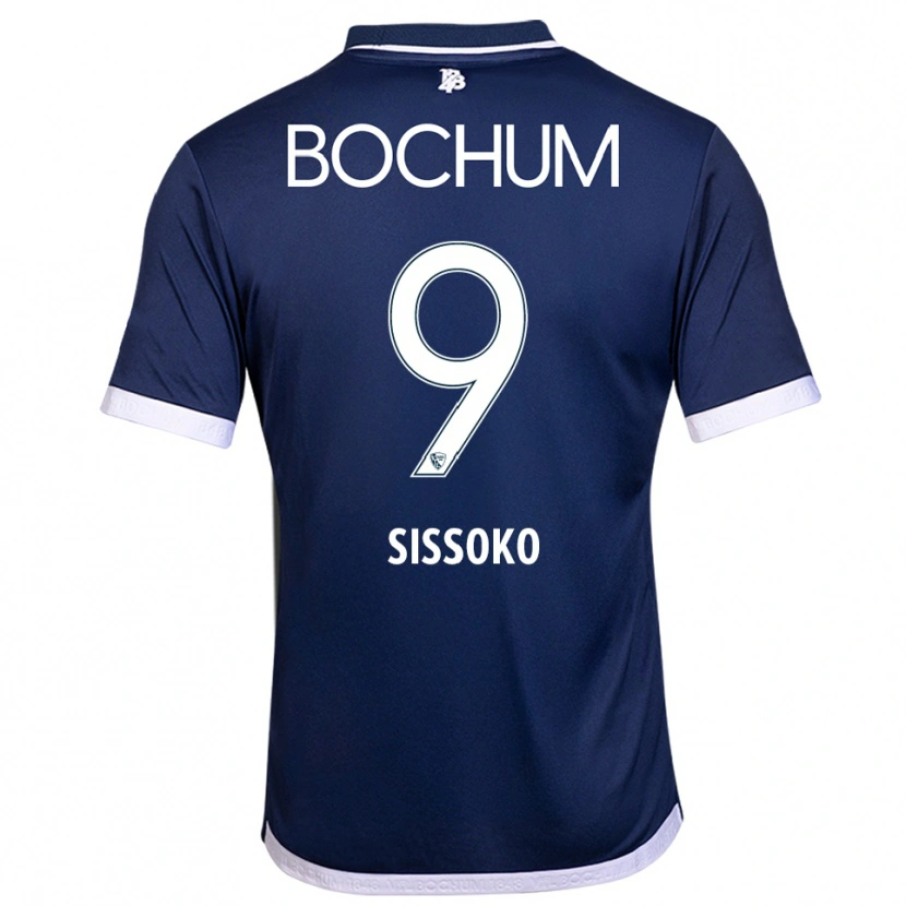 Danxen Herren Ibrahim Sissoko #9 Marineblau Weiß Heimtrikot Trikot 2025/26 T-Shirt Schweiz