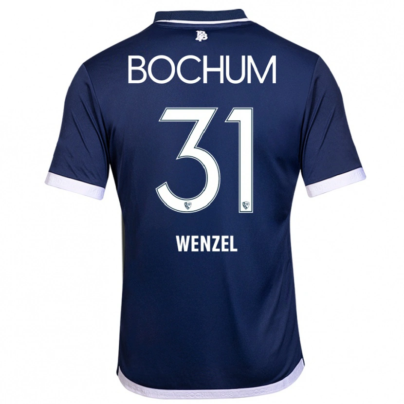 Danxen Herren Franziska Wenzel #31 Marineblau Weiß Heimtrikot Trikot 2025/26 T-Shirt Schweiz