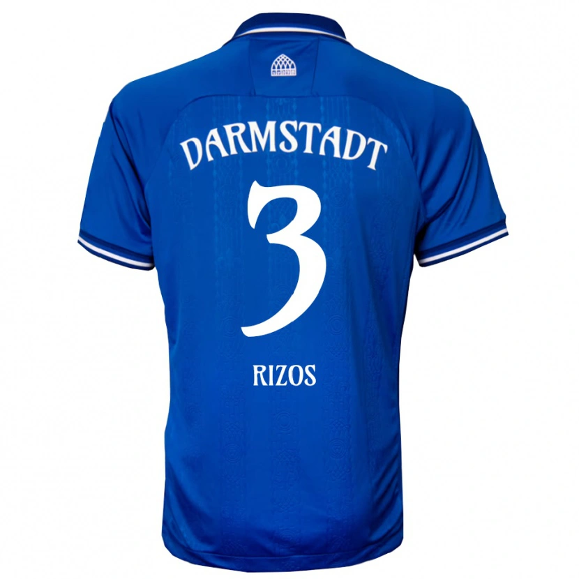 Danxen Herren A. Rizos #3 Blau Weiß Heimtrikot Trikot 2025/26 T-Shirt Schweiz