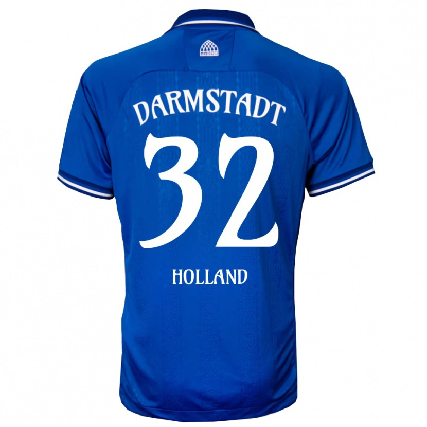 Danxen Herren Fabian Holland #32 Blau Weiß Heimtrikot Trikot 2025/26 T-Shirt Schweiz