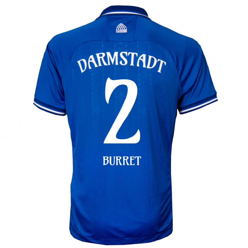 Danxen Herren Kiran Burret #2 Blau Weiß Heimtrikot Trikot 2025/26 T-Shirt Schweiz