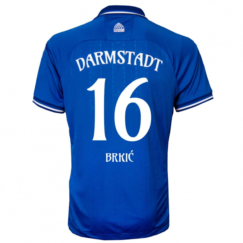 Danxen Herren Amar Brkić #16 Blau Weiß Heimtrikot Trikot 2025/26 T-Shirt Schweiz
