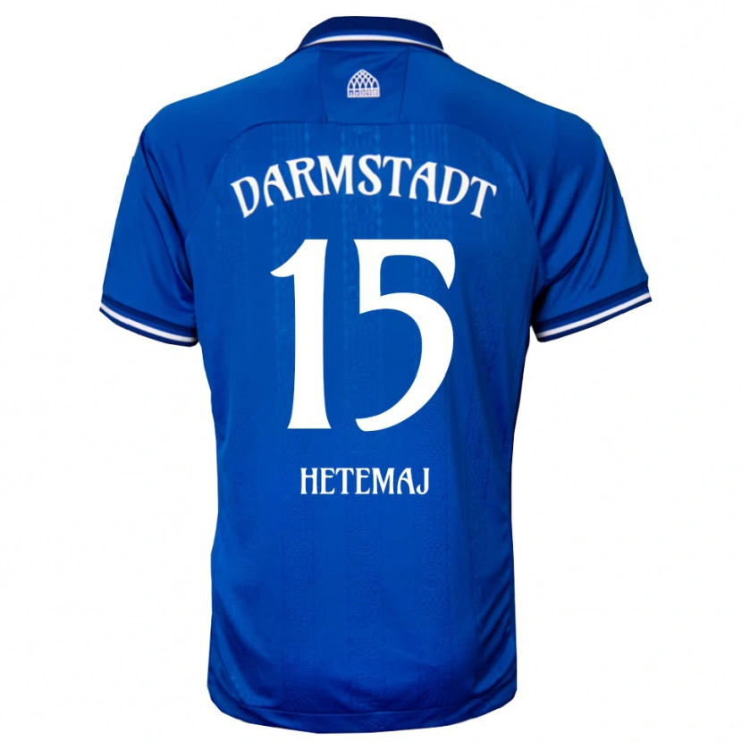 Danxen Herren Gentrit Hetemaj #15 Blau Weiß Heimtrikot Trikot 2025/26 T-Shirt Schweiz