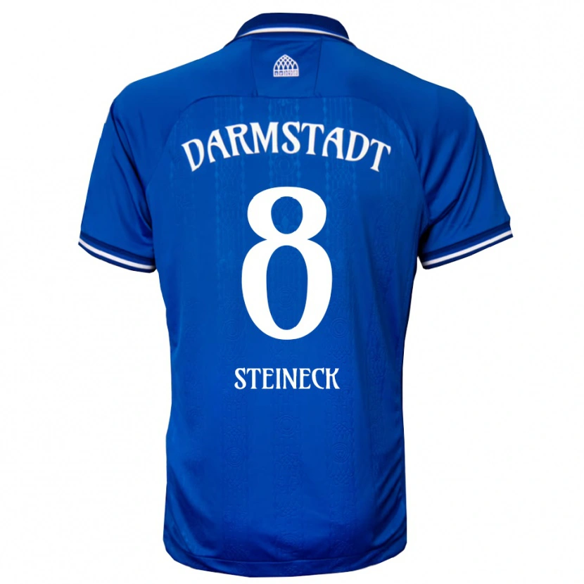 Danxen Herren Tom Steineck #8 Blau Weiß Heimtrikot Trikot 2025/26 T-Shirt Schweiz