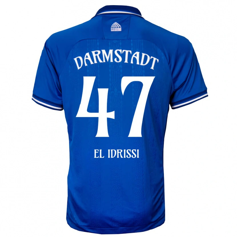 Danxen Herren Othmane El Idrissi #47 Blau Weiß Heimtrikot Trikot 2025/26 T-Shirt Schweiz