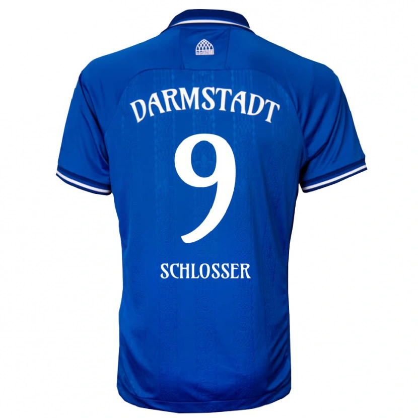 Danxen Herren Mika Schlosser #9 Blau Weiß Heimtrikot Trikot 2025/26 T-Shirt Schweiz